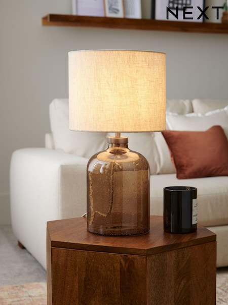 Brown Brompton Table Lamp (T98593) | £40
