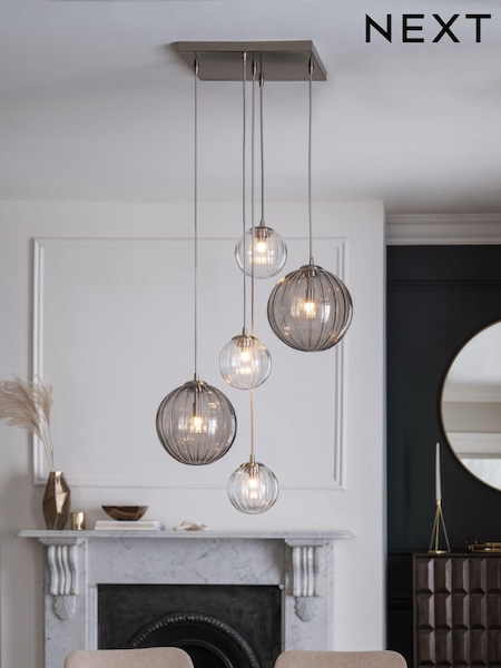 Chrome Ashcroft 5 Light Cluster Ceiling Light (T98651) | £165