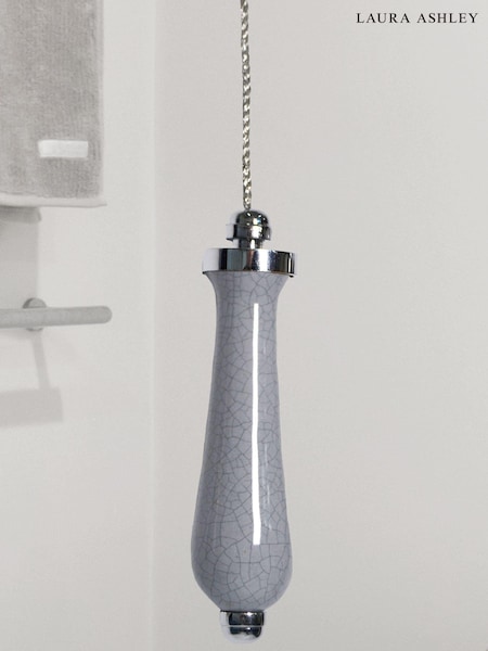 Laura Ashley Dove Grey Bertie Light Pull (TB5121) | £18