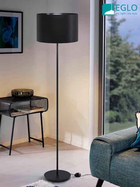 Eglo Black Masero Minimalist Floor Lamp (TY9433) | £93