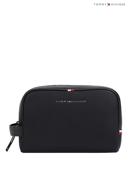 Tommy Hilfiger Black Essential Washbag (TZ6589) | £55