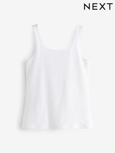 White Cotton Shaping Vest (U00053) | £18