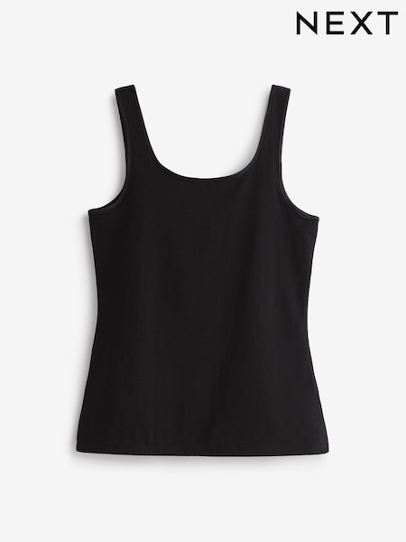 Black Cotton Shaping Vest (U00059) | £18