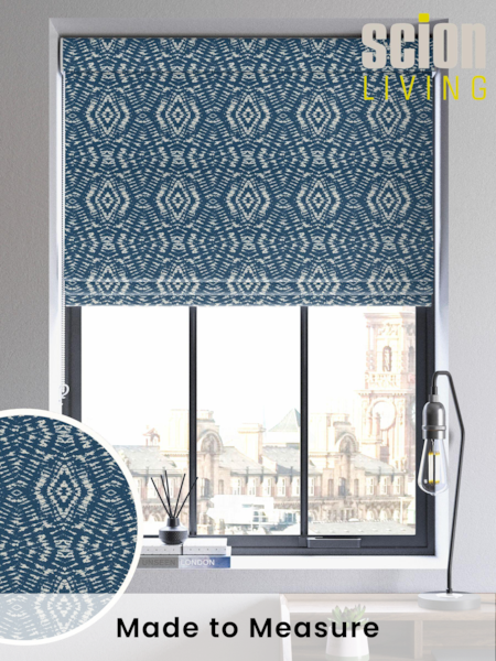 Scion Blue Kazure Made To Measure Roman Blind (U00103) | £106