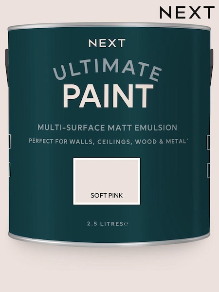 Soft Pink Ultimate® Multi-Surface Peel & Stick Paint Sample (U00322) | £1