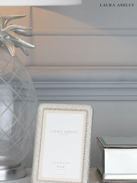Laura Ashley Silver Cartmel Silver Plated Picture Frame (U01502) | £22