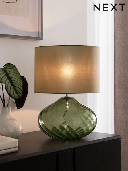 Green Freya Table Lamp (U02845) | £99