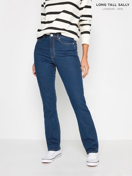 Long Tall Sally Blue Straight Leg Jeans (U04840) | £33