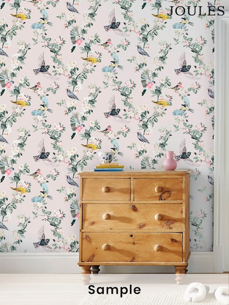 Joules Antique Creme Handford Garden Birds Wallpaper (U06472) | £1