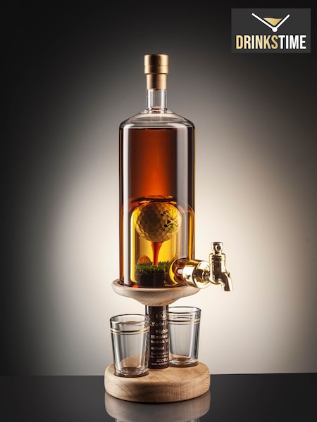 DrinksTime Stylish Whisky Golf Ball Malt Whisky Decanter Set (U06764) | £100