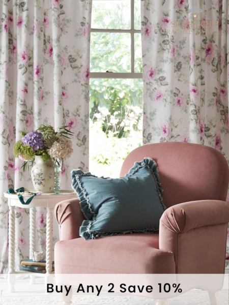 Shabby Chic by Rachel Ashwell® Velvet Blush Phoebe Accent Chair (U06915) | £450
