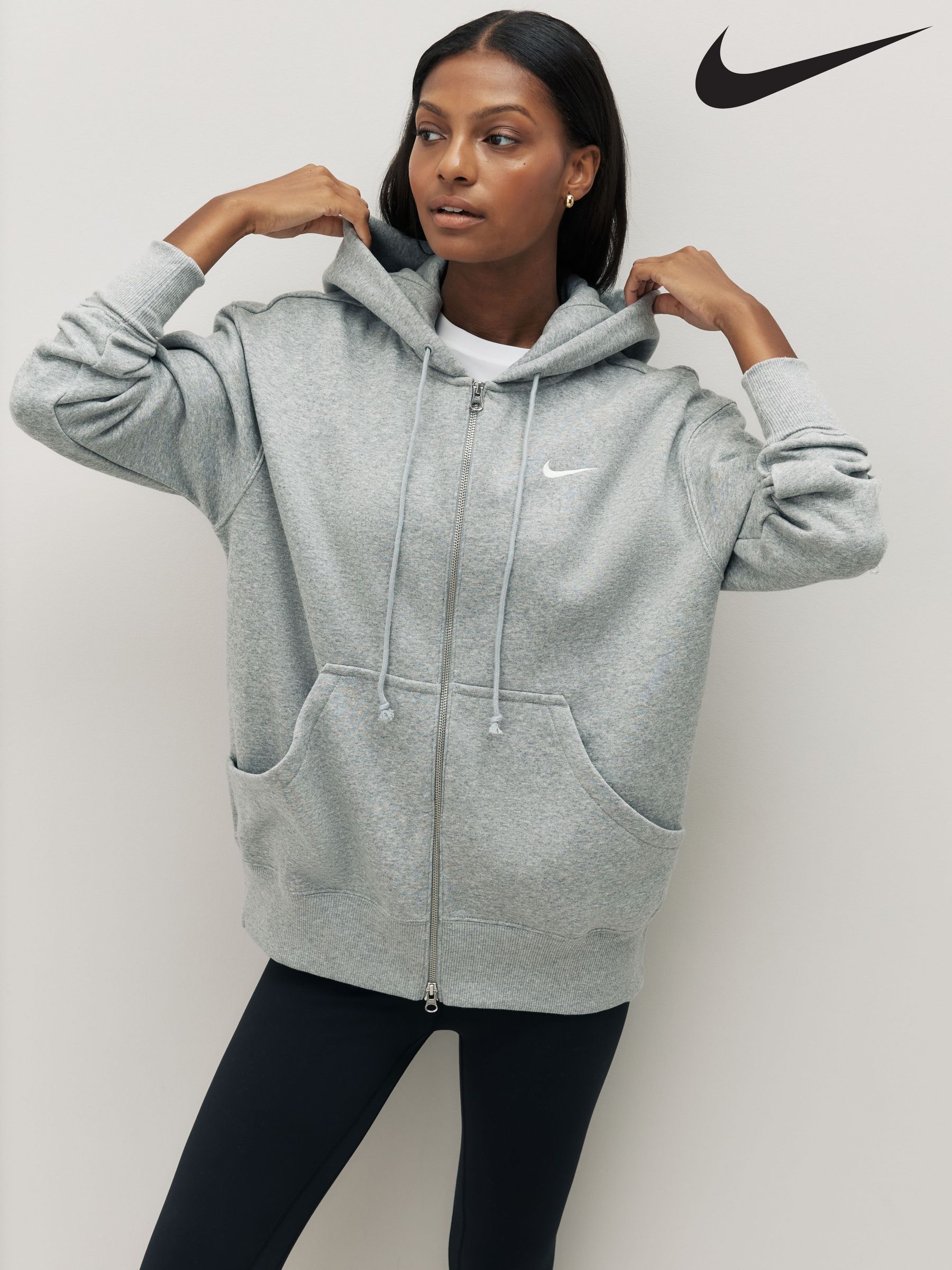 grey nike jumper womens