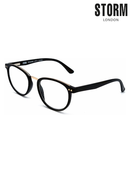 Storm Black Reading Glasses (U09520) | £20