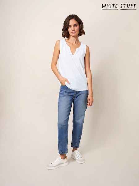 White Stuff White 100% Cotton Laila Vest (U09567) | £20