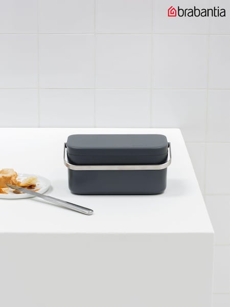 Brabantia Grey 1.8L Food Waste Caddy (U09687) | £24