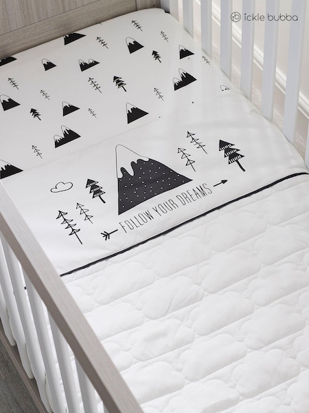 Ickle Bubba Black The Mono Mountains Collection Quilt (U09850) | £29
