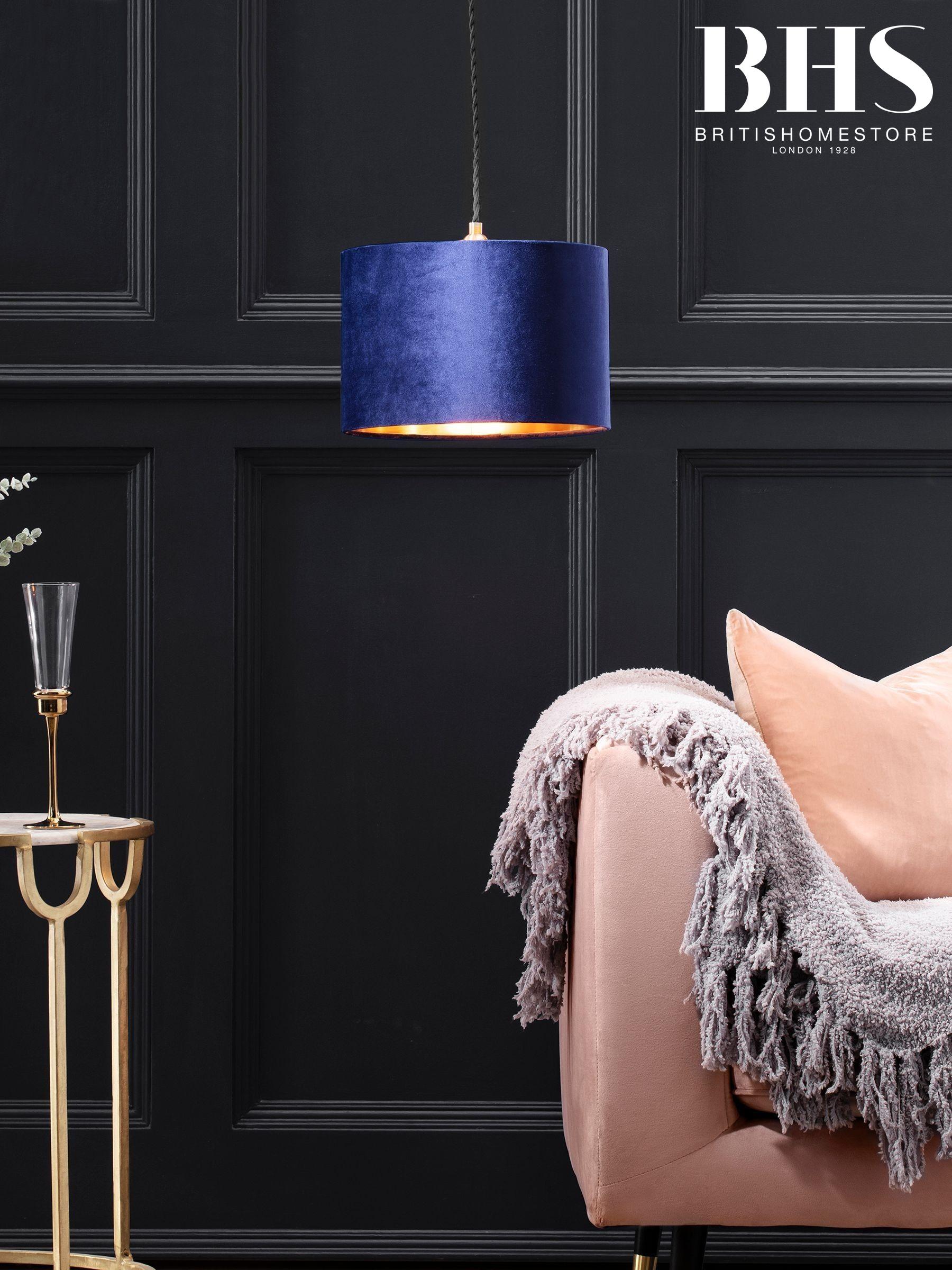 Next blue lampshade online