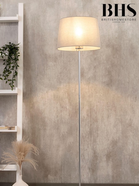 BHS Chrome Mira Stem Touch Floor Lamp (U10565) | £100