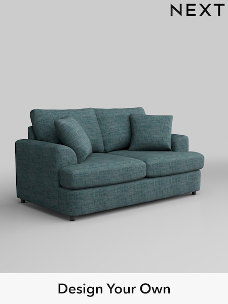 Boucle Weave Easy Clean/Dark Teal Green Parker Platform (U11435) | £1,050