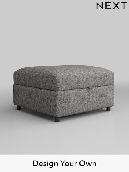 Chunky Boucle Easy Clean/Light Grey Parker Platform (U11474) | £499