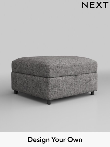 Chunky Boucle Easy Clean/Light Grey Parker Platform (U11474) | £499