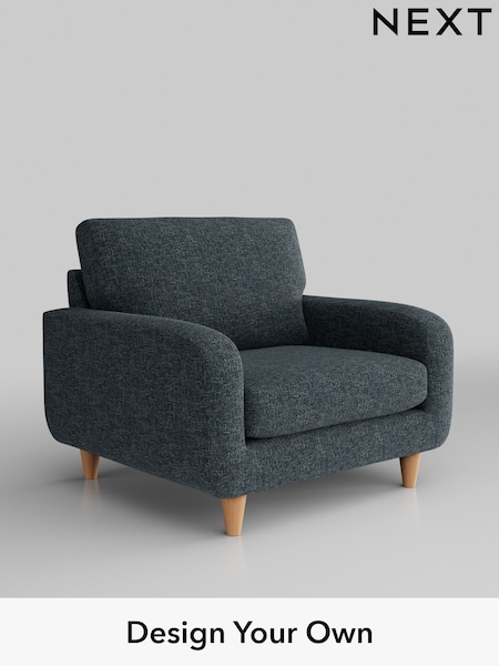 Chunky Chenille/Dark Navy Blue Camden (U11477) | £650