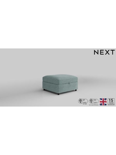 Chunky Chenille/Light Teal Green Parker Platform (U11484) | £499