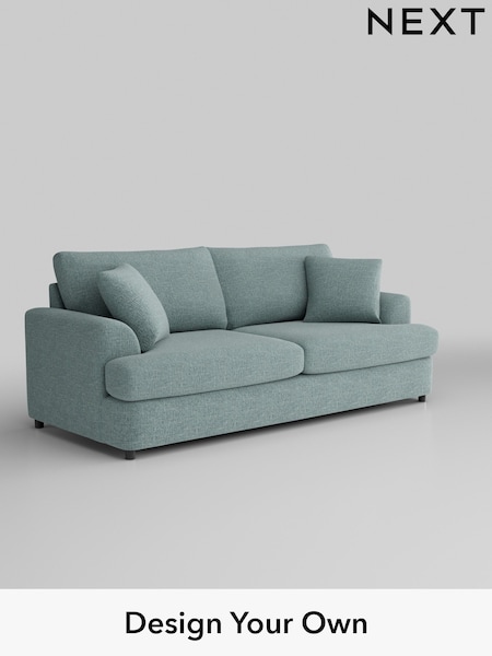 Chunky Chenille/Light Teal Green Parker Platform (U11484) | £1,375