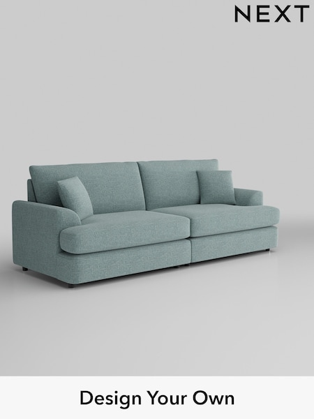 Chunky Chenille/Light Teal Green Parker Platform (U11484) | £1,475