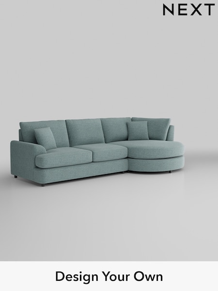 Chunky Chenille/Light Teal Green Parker Platform (U11484) | £2,225