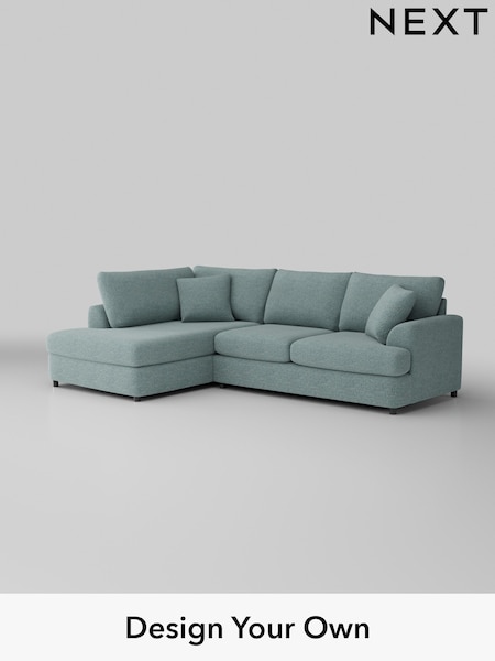 Chunky Chenille/Light Teal Green Parker Platform (U11484) | £2,250