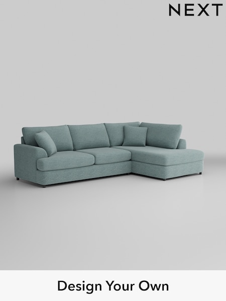 Chunky Chenille/Light Teal Green Parker Platform (U11484) | £2,350