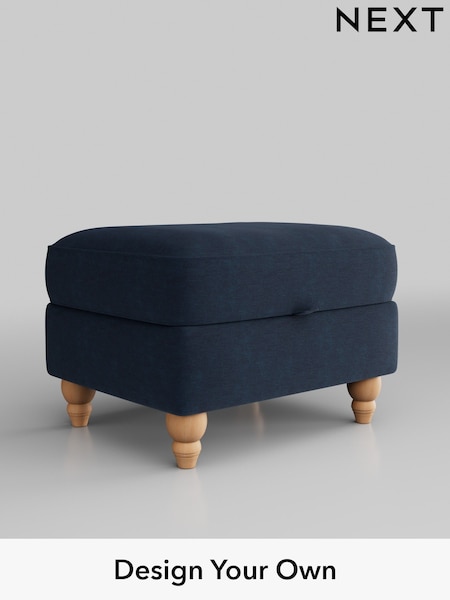 Fine Chenille Easy Clean/Dark Navy Blue Ashford (U11511) | £499
