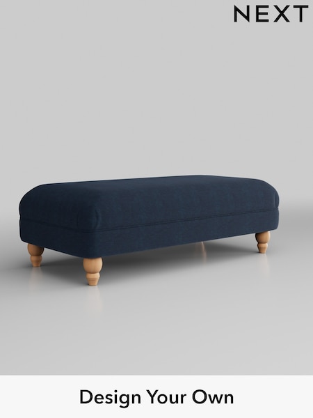 Fine Chenille Easy Clean/Dark Navy Blue Ashford (U11511) | £475