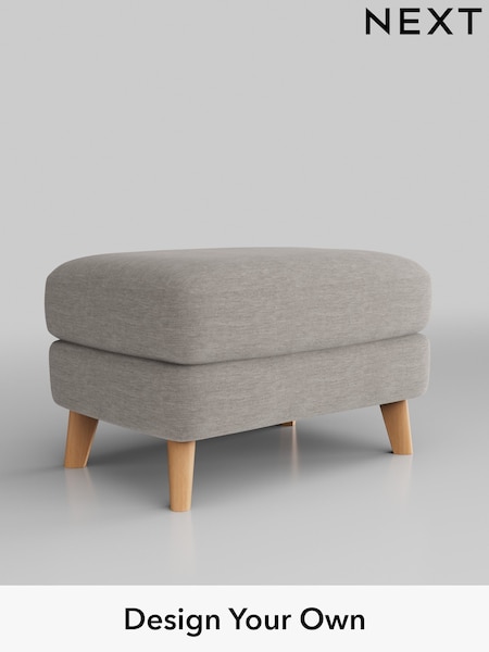 Fine Chenille Easy Clean/Light Steel Grey Conway Relaxed Sit (U11543) | £425