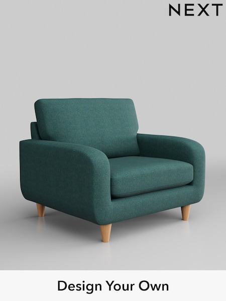 Tweedy Chenille/Dark Teal Green Camden (U11616) | £550