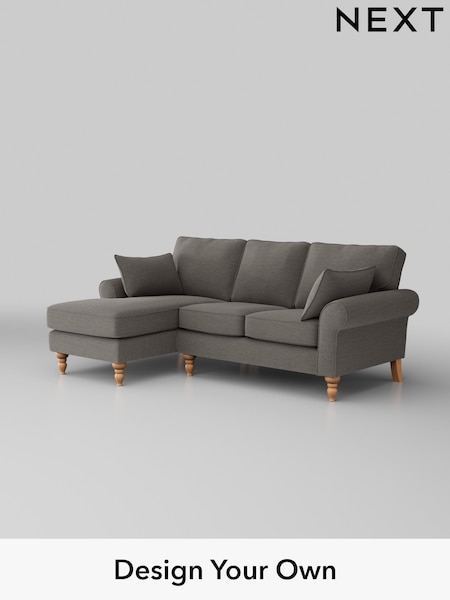 Fine Chenille Easy Clean/Dark Smoke Grey Mallory (U11666) | £1,475