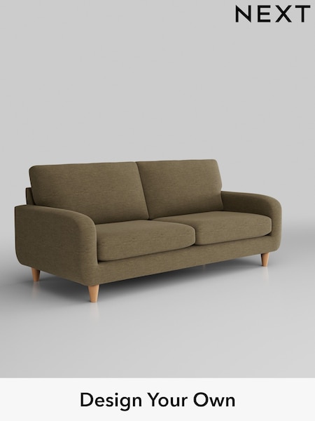 Fine Chenille Easy Clean/Dark Moss Green Camden (U11683) | £1,099