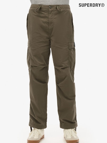Superdry Green Parachute Grip Trousers (U11739) | £55