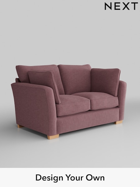 Fine Chenille Easy Clean/Mid Mulberry Purple Heath Highback (U11784) | £1,025