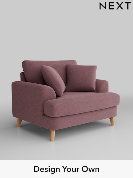 Fine Chenille Easy Clean/Mid Mulberry Purple Parker (U11791) | £975