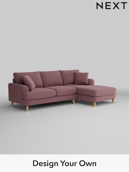 Fine Chenille Easy Clean/Mid Mulberry Purple Parker (U11791) | £2,150