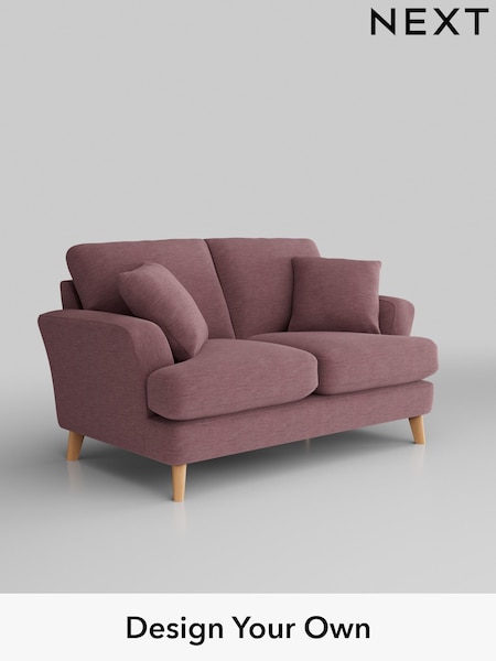 Fine Chenille Easy Clean/Mid Mulberry Purple Conway Relaxed Sit (U11812) | £1,150
