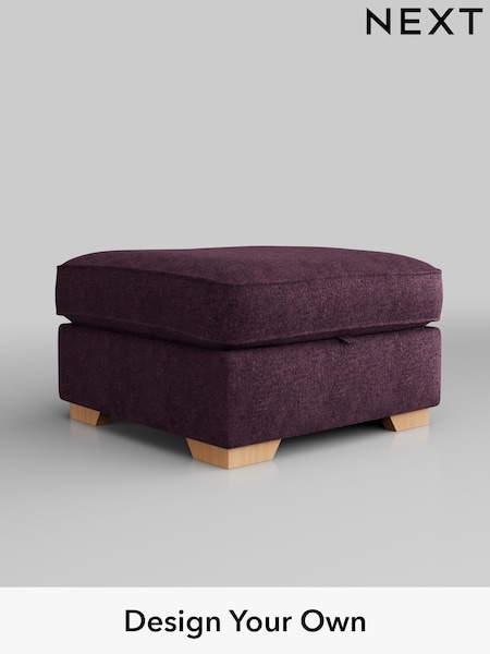 Plush Chenille/Dark Plum Purple Stamford Grand Relaxed Sit (U11823) | £499