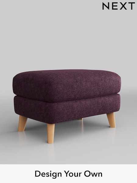 Plush Chenille/Dark Plum Purple Conway Relaxed Sit (U11827) | £425