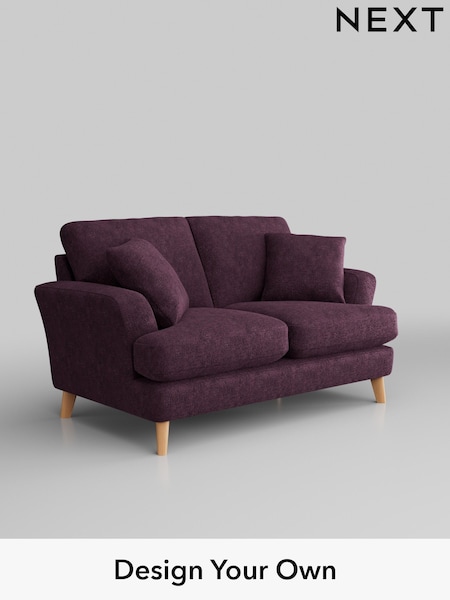 Plush Chenille/Dark Plum Purple Conway Relaxed Sit (U11827) | £1,150