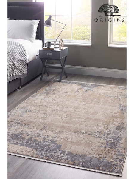 Origins Blue Cosimo Distressed Rug (U11910) | £165
