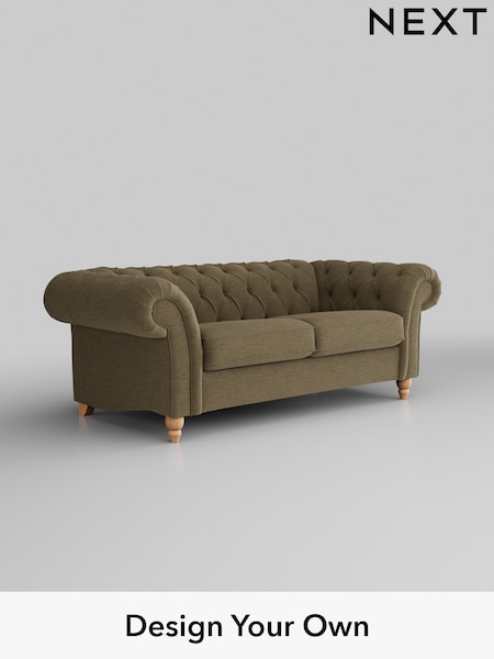 Fine Chenille Easy Clean/Dark Moss Green Gosford Ii Deep Sit (U12132) | £1,525