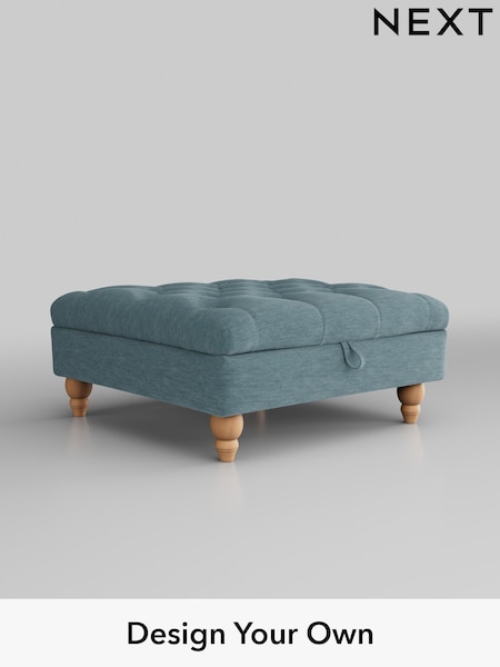 Fine Chenille Easy Clean/Mid Blue Gosford Ii Deep Sit (U12133) | £499