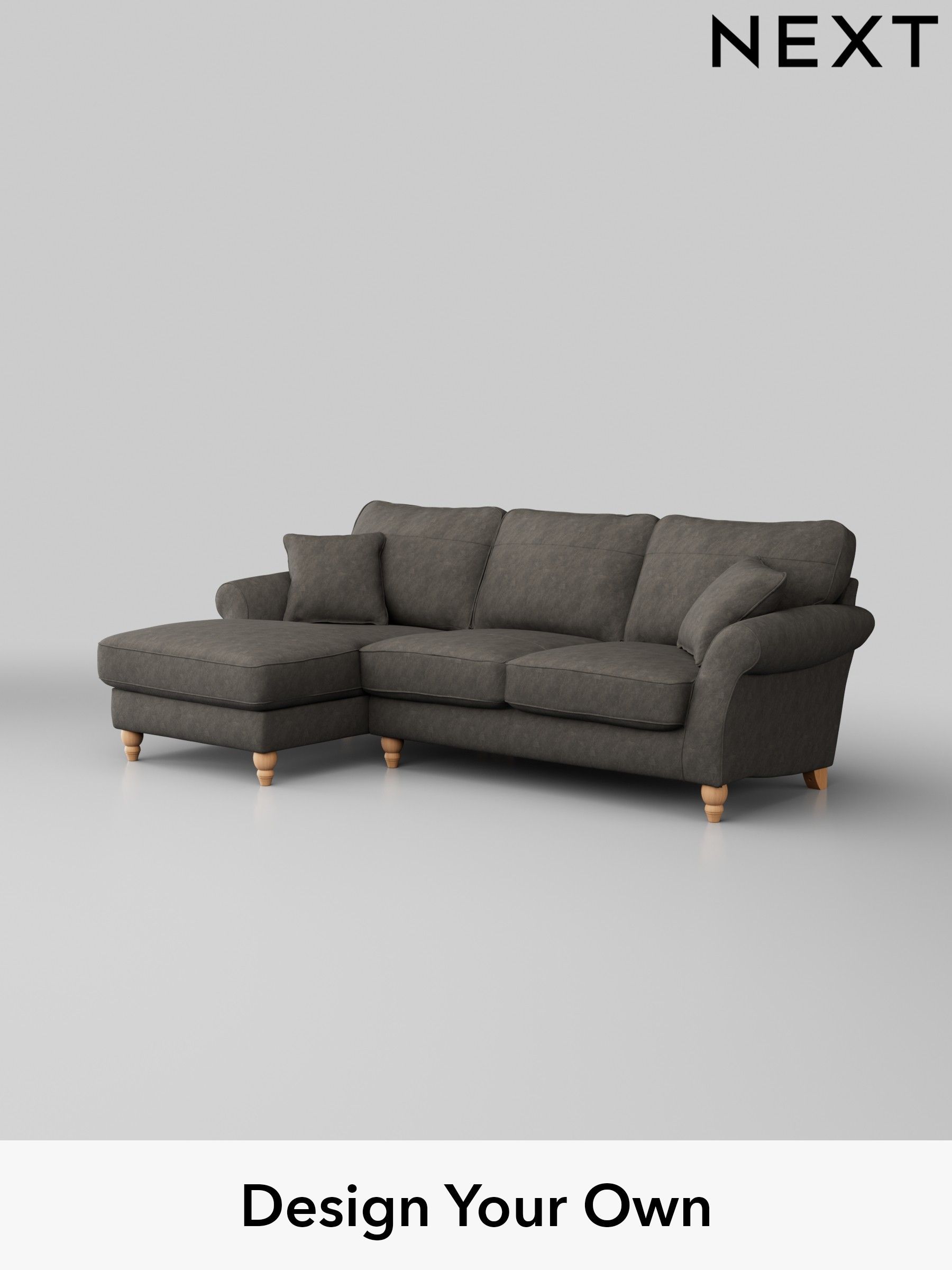 Buy Ashford Leather Corner Sofas Online Next UK